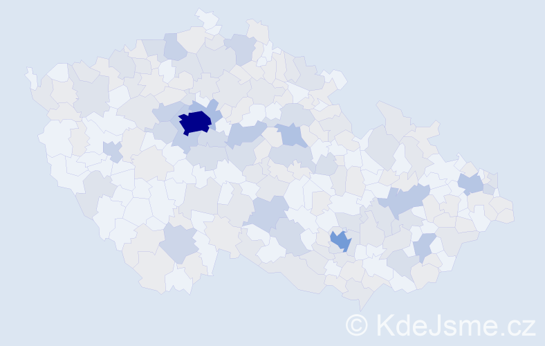 Jméno: 'Ela', počet výskytů 422 v celé ČR