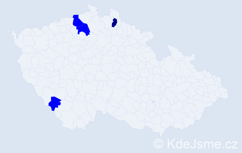 Jméno: 'Semen', počet výskytů 5 v celé ČR