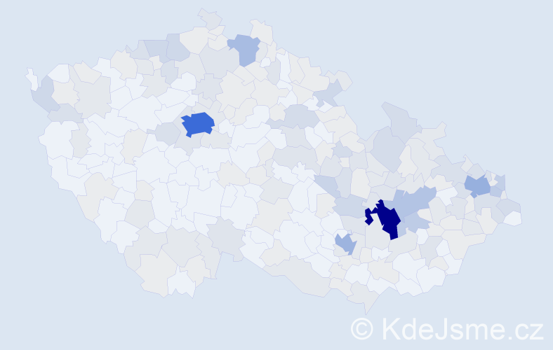 Jméno: 'Marketa', počet výskytů 485 v celé ČR