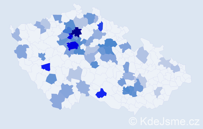 Jméno: 'Yosyp', počet výskytů 176 v celé ČR