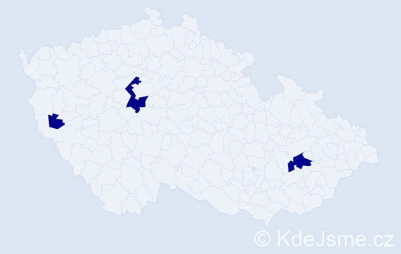 Jméno: 'Thanh Vinh', počet výskytů 3 v celé ČR