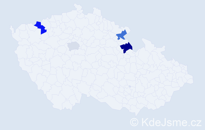 Jméno: 'Tobiáš Petr', počet výskytů 4 v celé ČR