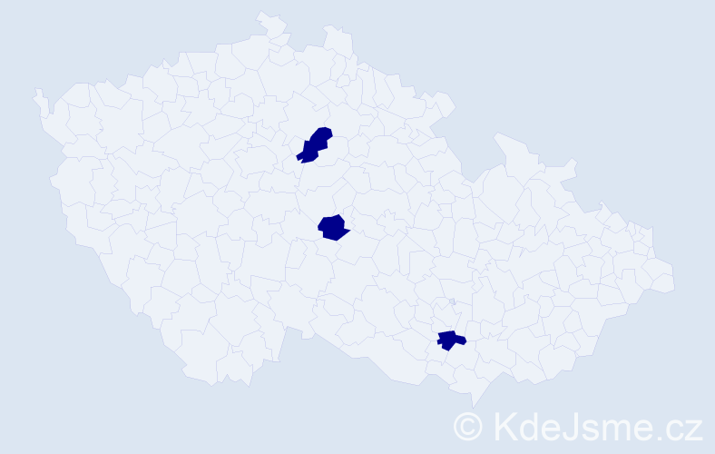 Jméno: 'Oyundari', počet výskytů 3 v celé ČR