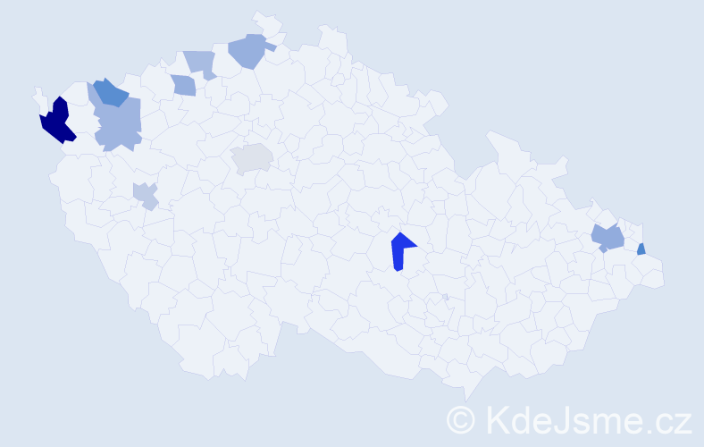 Jméno: 'Thanh Dat', počet výskytů 17 v celé ČR