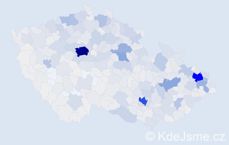 Jméno: 'Alenka', počet výskytů 2910 v celé ČR