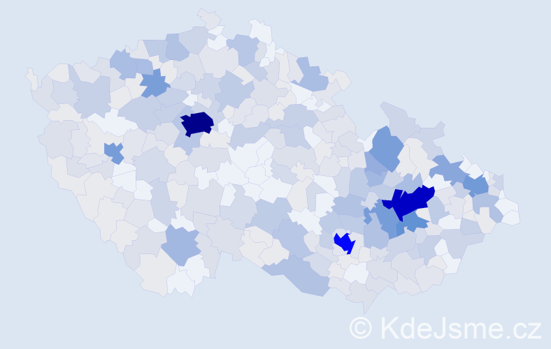 Jméno: 'Dobroslava', počet výskytů 888 v celé ČR