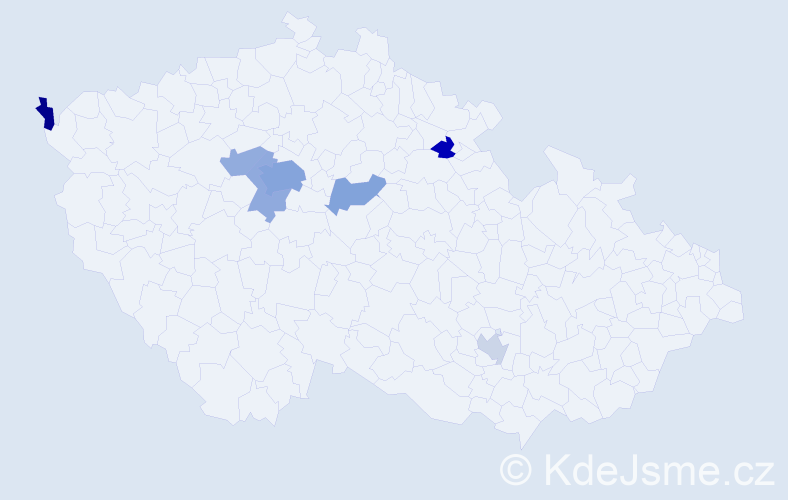 Jméno: 'Yulianna', počet výskytů 15 v celé ČR