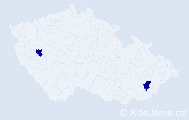 Jméno: 'Michael Alexandr', počet výskytů 2 v celé ČR