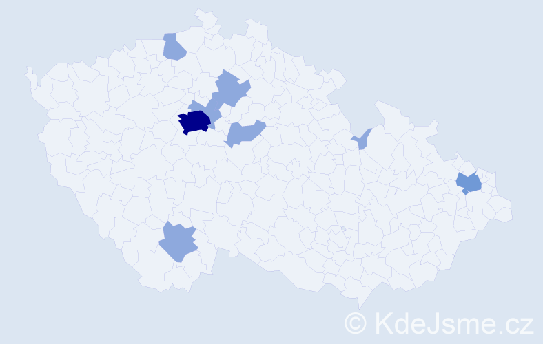 Jméno: 'Yakiv', počet výskytů 14 v celé ČR