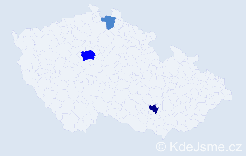 Jméno: 'Lian', počet výskytů 6 v celé ČR
