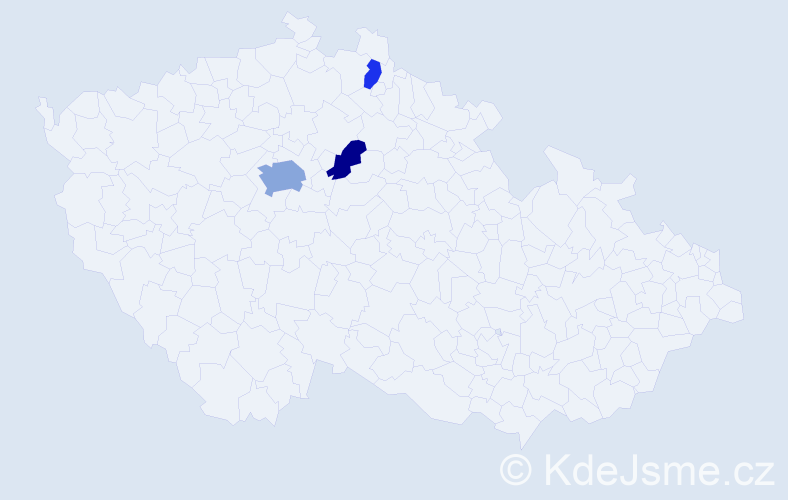 Jméno: 'Thai Hung', počet výskytů 6 v celé ČR