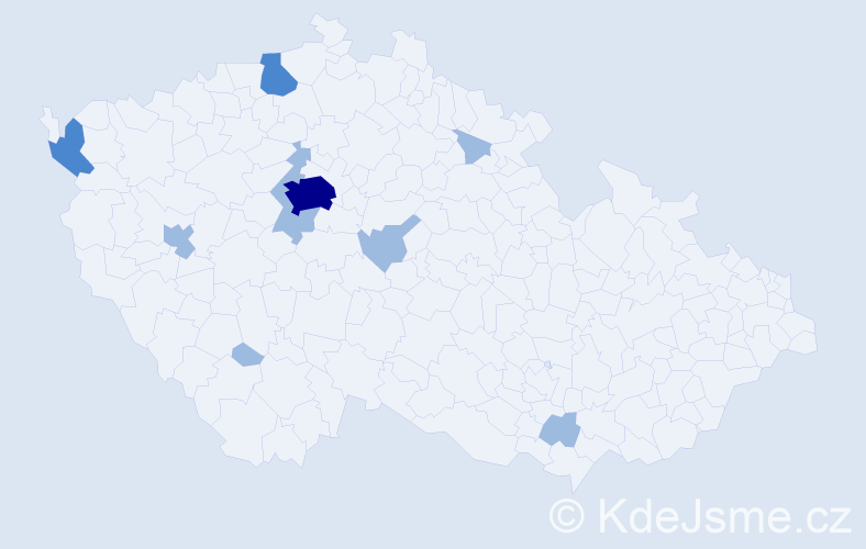 Jméno: 'Thi Dieu Linh', počet výskytů 15 v celé ČR