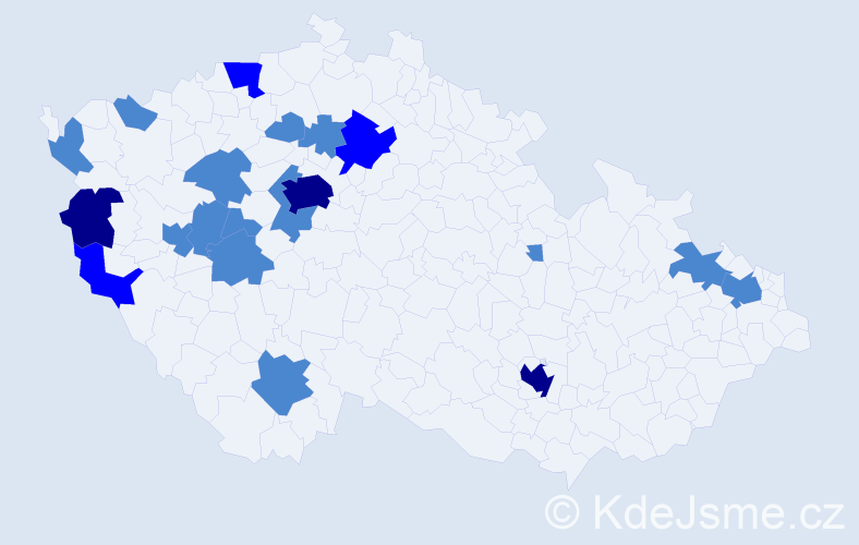 Jméno: 'Van Hao', počet výskytů 29 v celé ČR