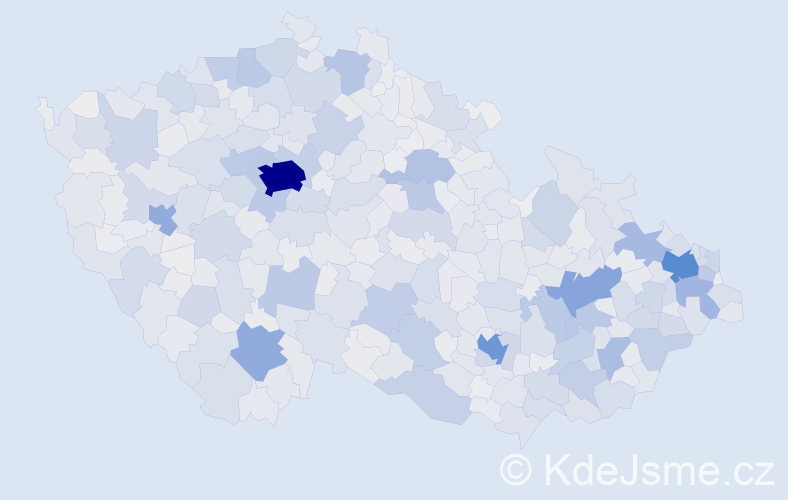 Jméno: 'Pavla', počet výskytů 41774 v celé ČR