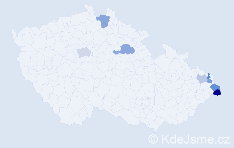 Jméno: 'Salomea', počet výskytů 9 v celé ČR