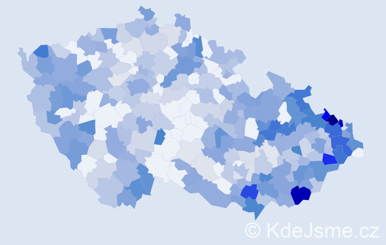 Jméno: 'Cecilie', počet výskytů 681 v celé ČR