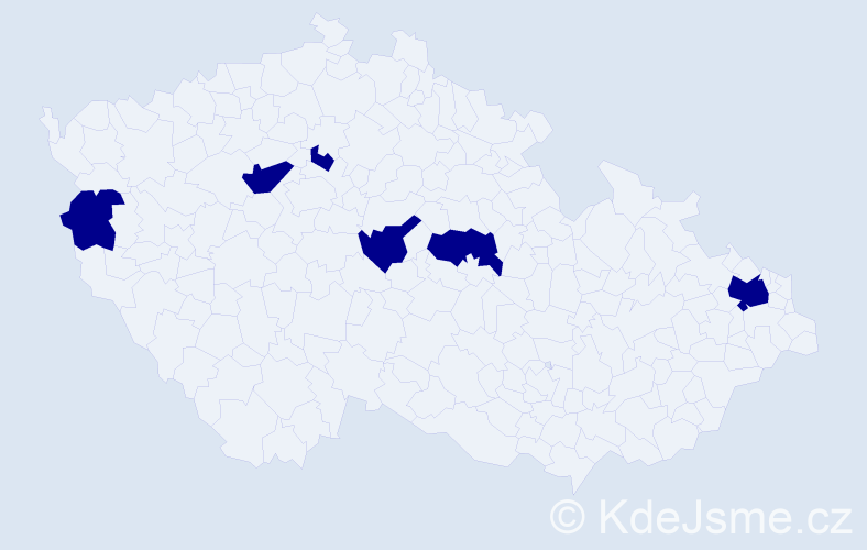 Jméno: 'Manh Truong', počet výskytů 6 v celé ČR