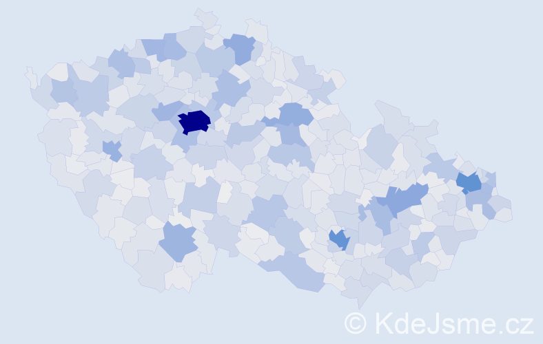 Jméno: 'Iveta', počet výskytů 36461 v celé ČR