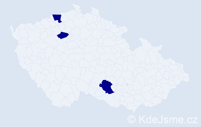Jméno: 'Helena Klára', počet výskytů 3 v celé ČR
