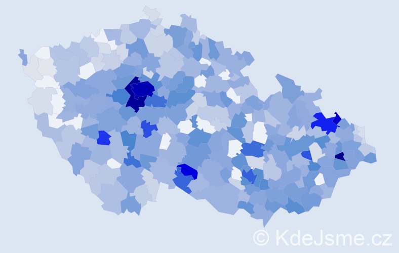 Jméno: 'Prokop', počet výskytů 1361 v celé ČR