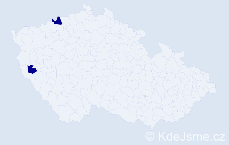 Jméno: 'Ngoc Nhung', počet výskytů 2 v celé ČR