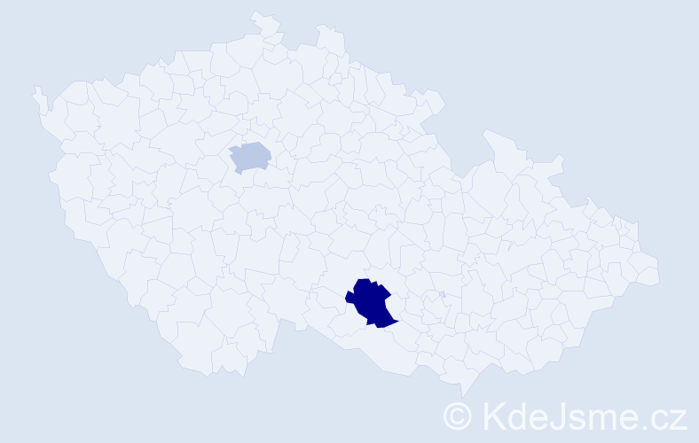 Jméno: 'Ngoc Nham', počet výskytů 2 v celé ČR