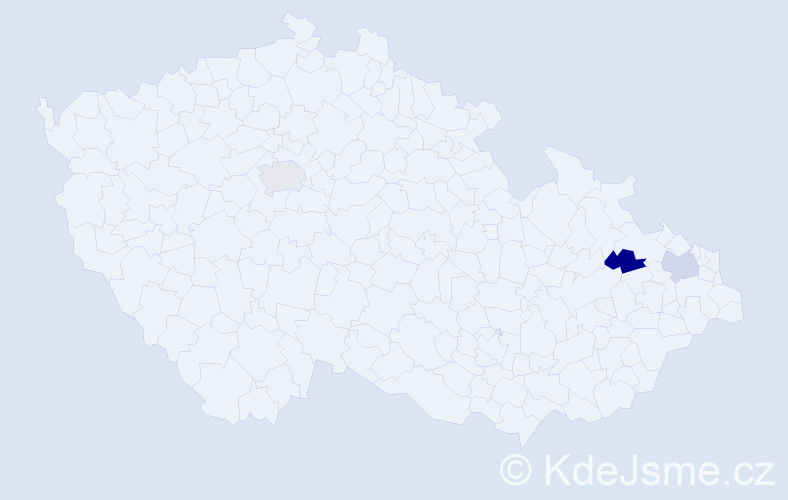 Jméno: 'Grigoris', počet výskytů 3 v celé ČR