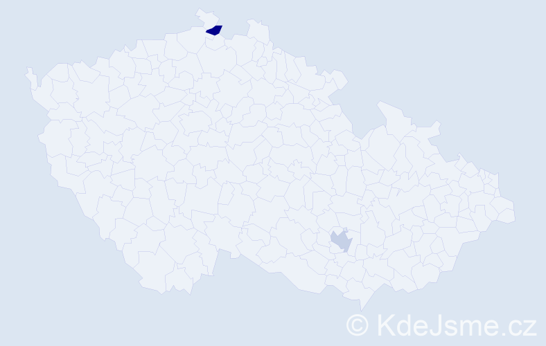 Jméno: 'Manh Dat', počet výskytů 2 v celé ČR