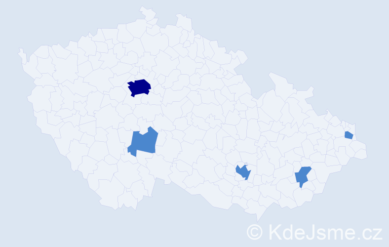 Jméno: 'Shane', počet výskytů 7 v celé ČR