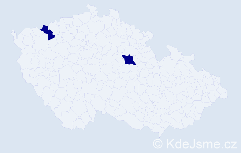 Jméno: 'Trong Linh', počet výskytů 2 v celé ČR