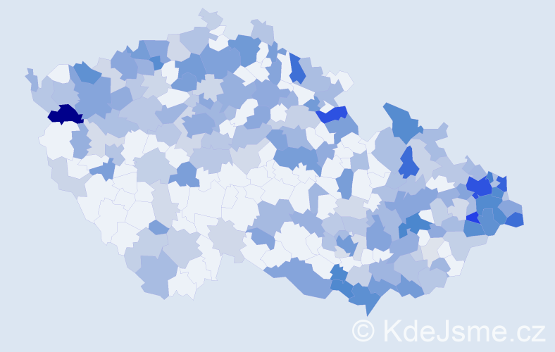 Jméno: 'Alojz', počet výskytů 488 v celé ČR