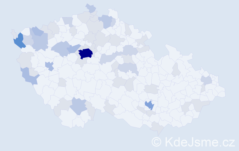 Jméno: 'Phong', počet výskytů 126 v celé ČR