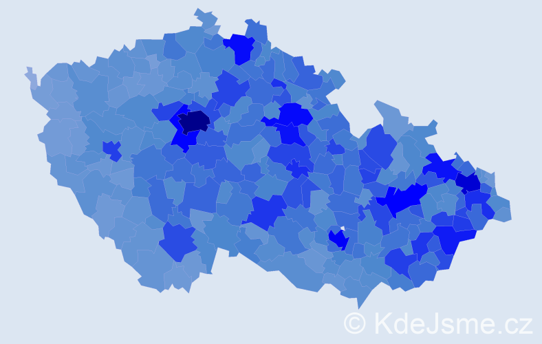 Jméno: 'Ondřej', počet výskytů 65483 v celé ČR