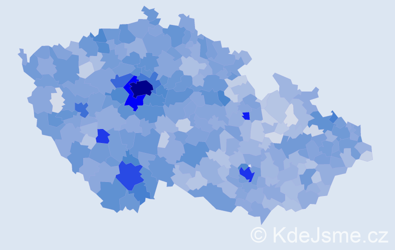 Jméno: 'Linda', počet výskytů 6390 v celé ČR