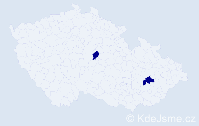 Jméno: 'Lájoš', počet výskytů 2 v celé ČR