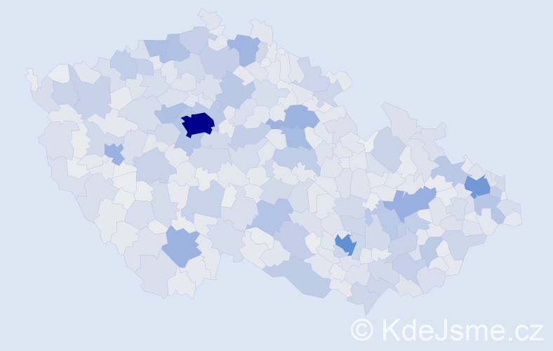 Jméno: 'Lenka', počet výskytů 118881 v celé ČR