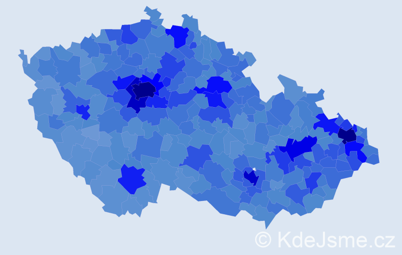 Jméno: 'Tomáš', počet výskytů 181926 v celé ČR