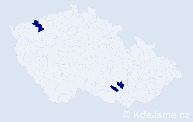 Jméno: 'Sejfudin', počet výskytů 3 v celé ČR