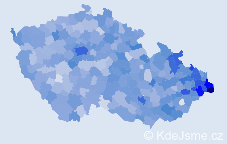 Jméno: 'Ester', počet výskytů 4043 v celé ČR