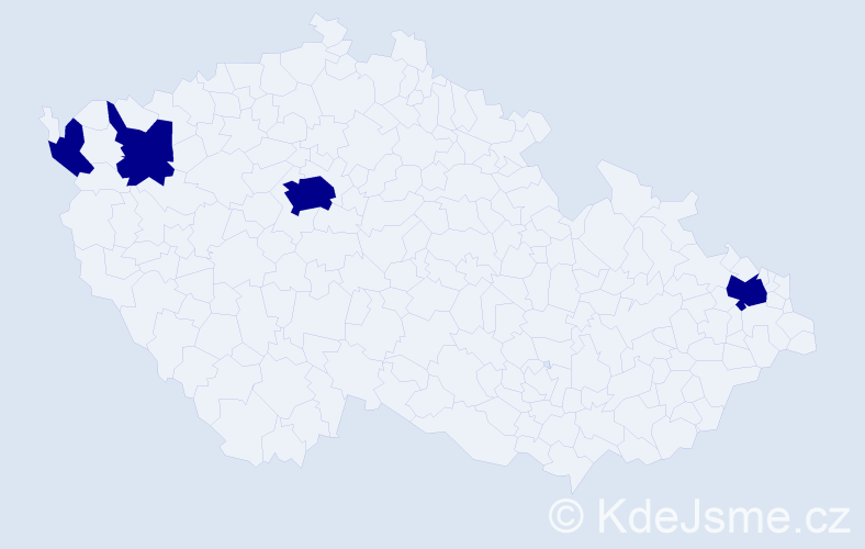 Jméno: 'Dinh Thuong', počet výskytů 4 v celé ČR