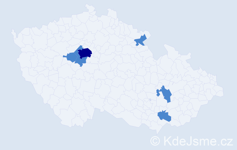 Jméno: 'Anissa', počet výskytů 8 v celé ČR