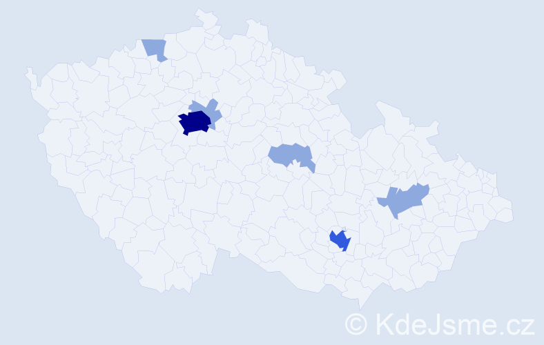 Jméno: 'David Thomas', počet výskytů 12 v celé ČR