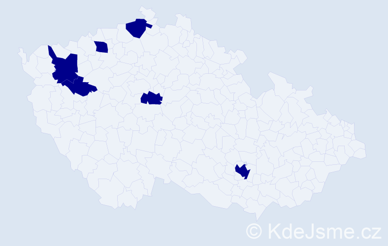 Jméno: 'Marek Adam', počet výskytů 6 v celé ČR
