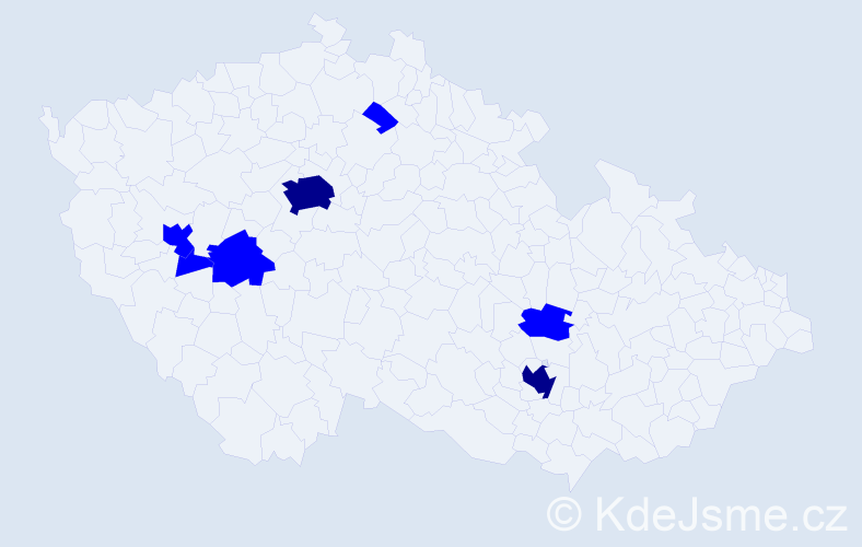 Jméno: 'Fanny', počet výskytů 9 v celé ČR