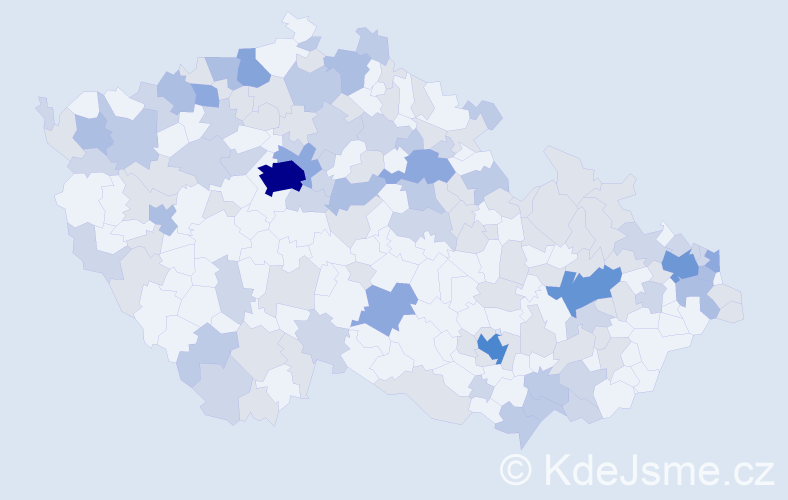Jméno: 'Paulína', počet výskytů 277 v celé ČR