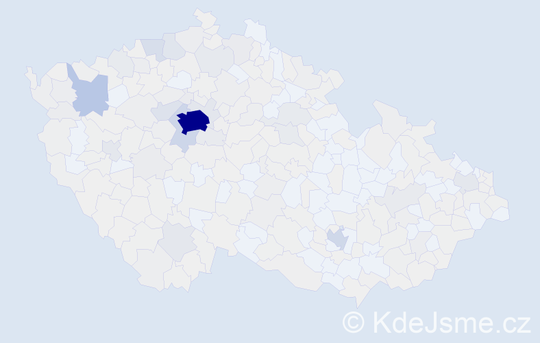 Jméno: 'Irina', počet výskytů 1557 v celé ČR