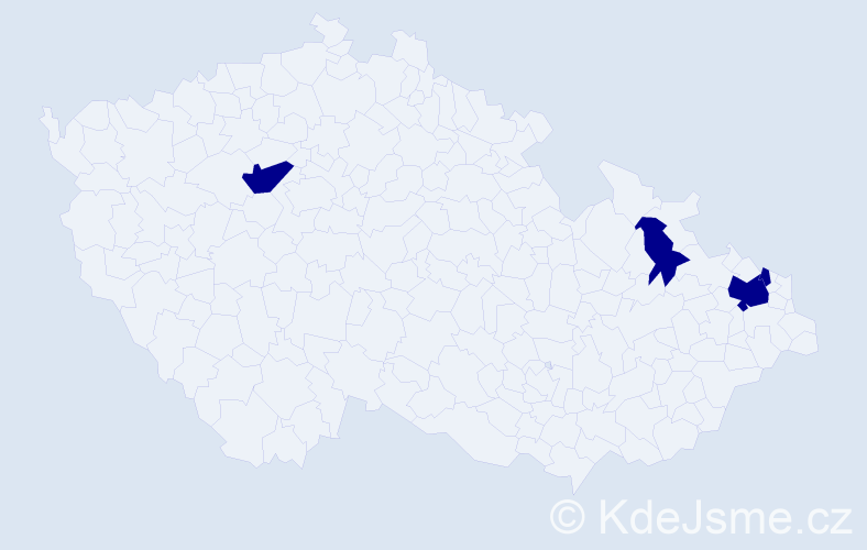 Jméno: 'Erik Samuel', počet výskytů 4 v celé ČR