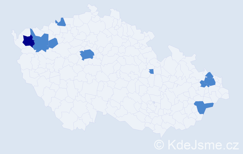 Jméno: 'Annaliese', počet výskytů 12 v celé ČR