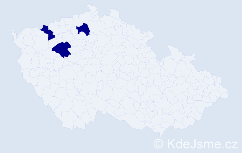 Jméno: 'Remigijus', počet výskytů 3 v celé ČR
