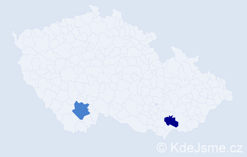 Jméno: 'Dominik Henry', počet výskytů 2 v celé ČR